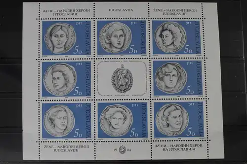 Jugoslawien 2035-2042 postfrisch als Kleinbogen #WB673