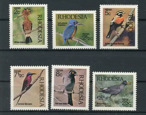 Rhodesien 108-13 postfrisch Vögel #HK918