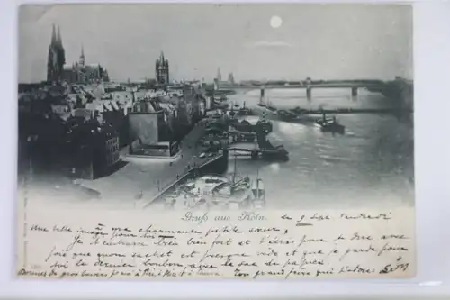 AK Köln am Rhein Stadtansicht 1898 #PK367