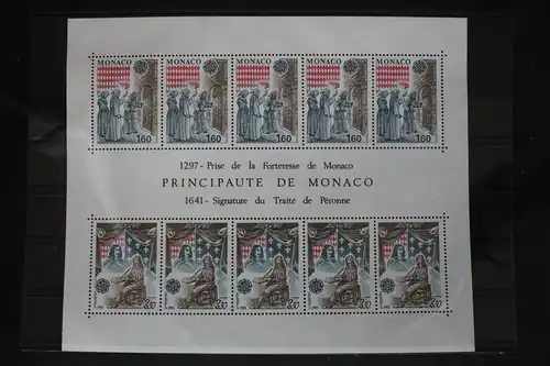 Monaco Block 19 mit 1526-1527 postfrisch #WB391