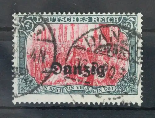 Danzig 15B gestempelt geprüft Infla Berlin #VZ368