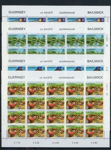 Guernsey Kleinbogen 245, 48-50 postfrisch Geschichte #GG1512