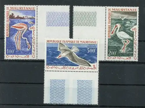 Mauretanien 178-180 postfrisch Vögel #JM519