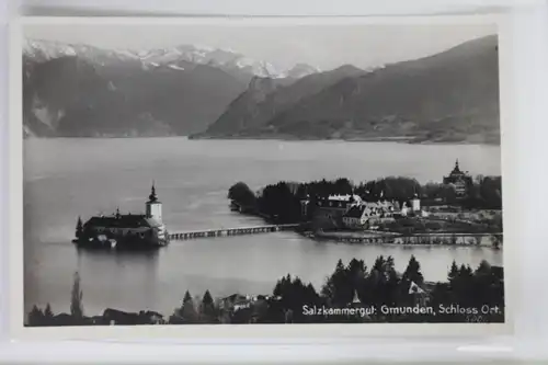 AK Gmunden Salzkammergut, Schloss u. Ort #PK457