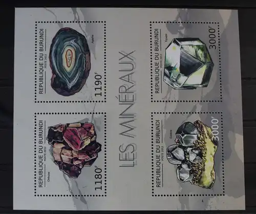 Burundi 2733-2736 postfrisch als Kleinbogen #WE032