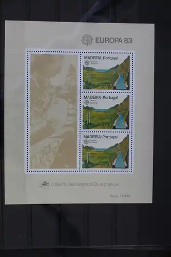 Portugal Madeira Block 4 mit 84 postfrisch #WG089