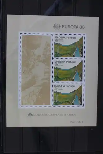 Portugal Madeira Block 4 mit 84 postfrisch #WG083