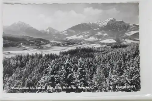 AK Igls - Innsbruck gegen Serles, Habicht und Nockspitze #PK473