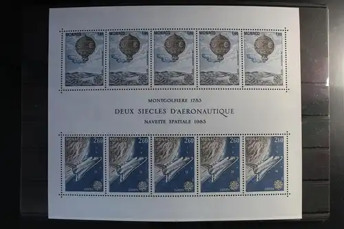 Monaco Block 23 mit 1579-1580 postfrisch Europa #WE116