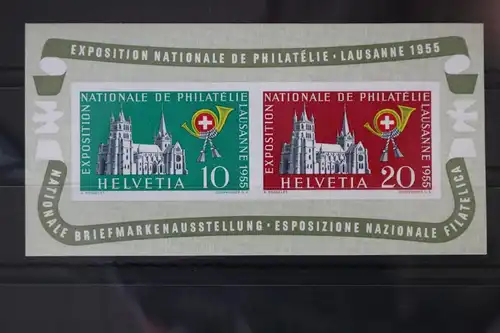 Schweiz Block 15 mit 611-612 postfrisch Nationale Briefmarkenausstellung #WG490