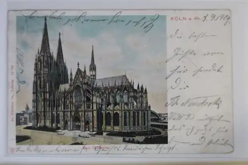 AK Köln a. Rh. Dom (Südseite) 1904 #PK593