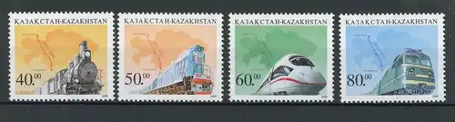 Kasachstan 245-248 postfrisch Eisenbahn #IX247