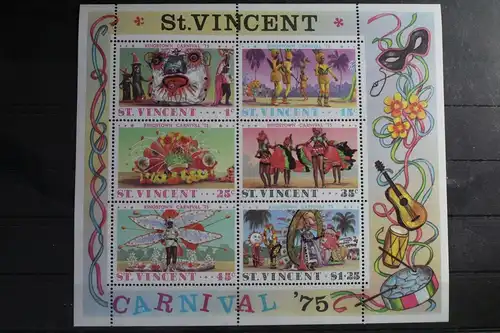 St. Vincent Block 4 mit 377-382 postfrisch #WD536