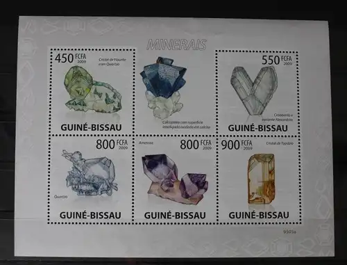 Guinea-Bissau 4396-4400 postfrisch als Kleinbogen #WE206