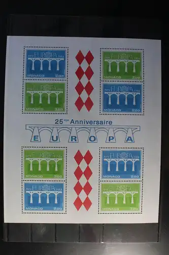 Monaco Block 26 mit 1622-1623 postfrisch Europa CEPT #WE120
