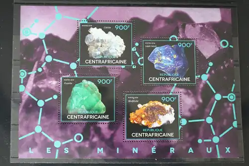 Zentralafrikanische Republik 5050-5053 postfrisch als Kleinbogen #WE249
