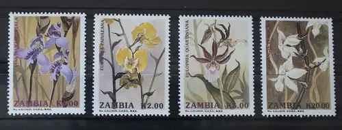 Sambia 595-598 postfrisch #WD611