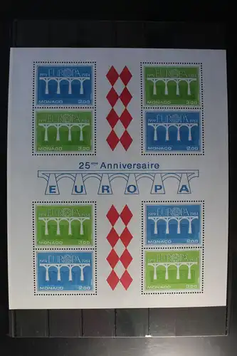 Monaco Block 26 mit 1622-1623 postfrisch Europa CEPT #WE119