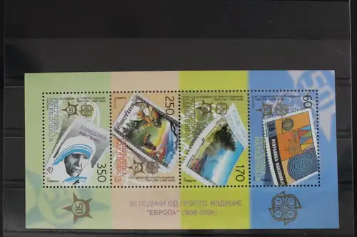 Mazedonien Block 13 mit 370-373 postfrisch #WI201