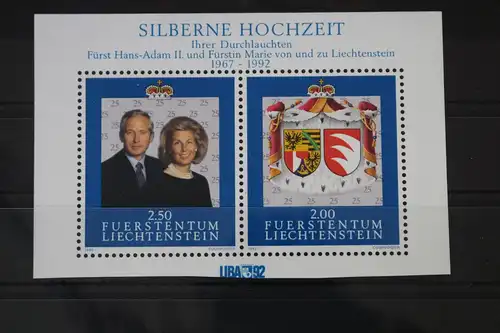 Liechtenstein Block 14 mit 1039-1040 postfrisch #WF557