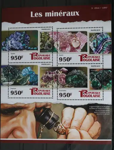 Togo 6983-6986 postfrisch als Kleinbogen #WE244