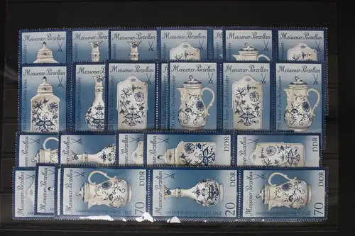 DDR W Zd 787 - W Zd 794 und S Zd 370 - S Zd 377 postfrisch #VY940