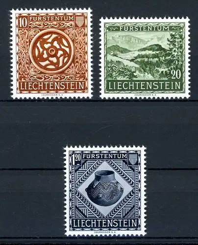 Liechtenstein 319-321 postfrisch #JM083