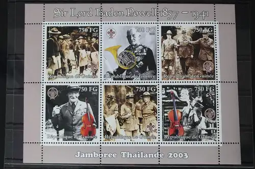 Guinea 3968-3973 postfrisch als Kleinbogen #WD191