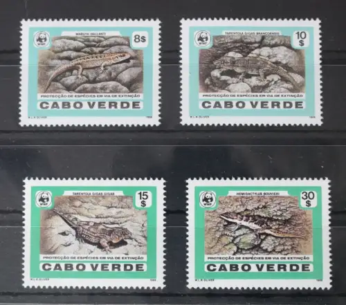 Kap Verde 500-503 postfrisch Reptilien #WC943