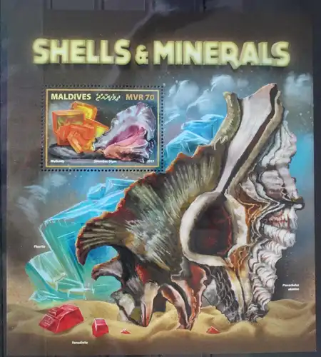 Malediven Block 1115 mit 7552 postfrisch #WI356