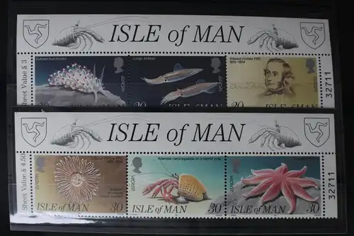 Großbritannien Isle of Man 587-592 postfrisch Meerestiere #WF017