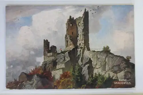 AK Königswinter Ruine Drachenfels 1921 #PK625