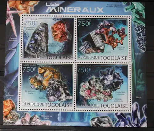 Togo 4398-4401 postfrisch Kleinbogen #WD204