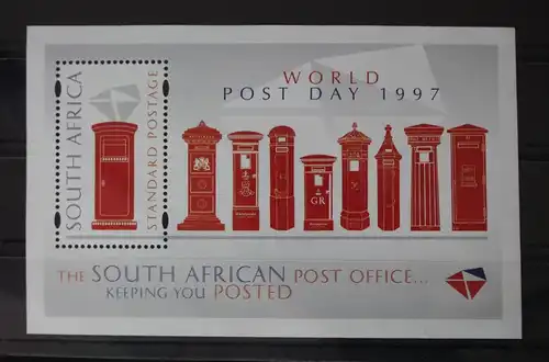 Südafrika Block 65 mit 1089 postfrisch #WE491