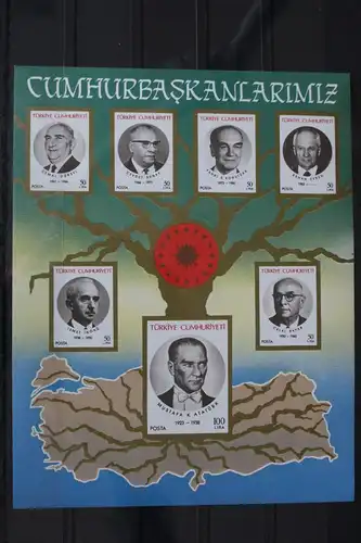 Türkei Block 25 mit 2799-2805 postfrisch #WH118