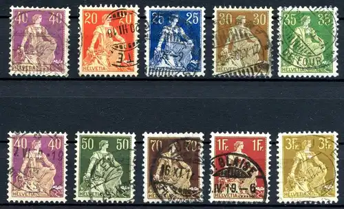 Schweiz 101-10 gestempelt #JM052