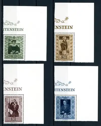 Liechtenstein 311-314 Eckrand or postfrisch #JM082