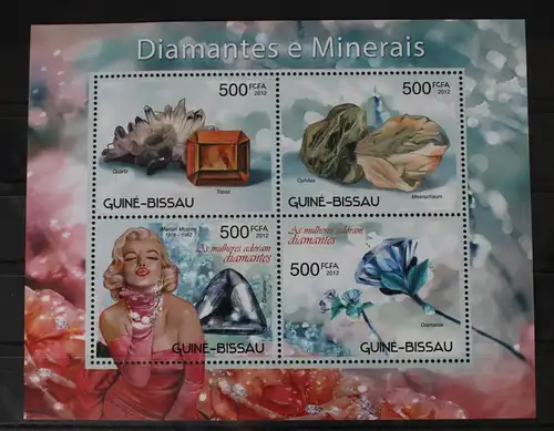 Guinea-Bissau 6155-6158 postfrisch als Kleinbogen #WD893