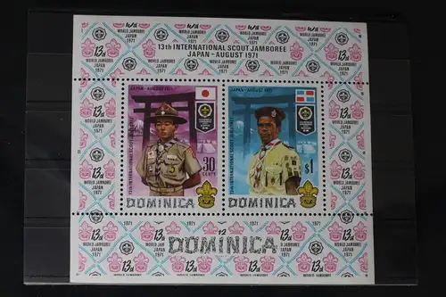 Dominica Block 10 mit 325-326 postfrisch #WE274