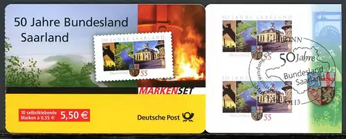 Bund Markenheftchen MH 67 Bonn Ersttagssonderstempel #GK405