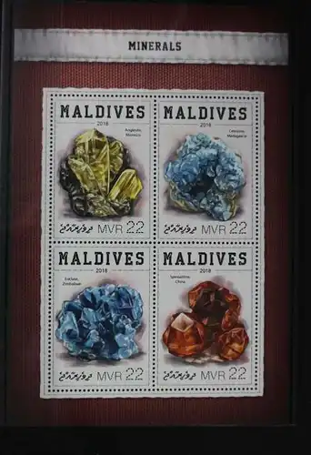 Malediven 7478-7481 postfrisch als Kleinbogen #WI744