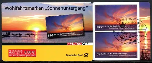 Bund Markenheftchen MH 77 Bonn Ersttagssonderstempel #HK626