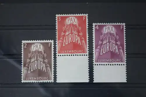 Luxemburg 572-574 postfrisch Cept Europa Union #WH055