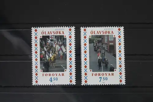 Färöer Inseln 338-339 postfrisch Europa Nationale Feste und Feiertage #WI698