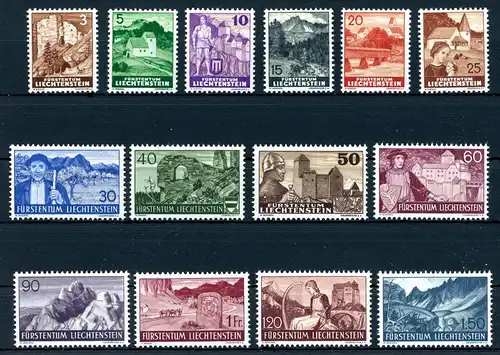 Liechtenstein 156-169 postfrisch #JM069