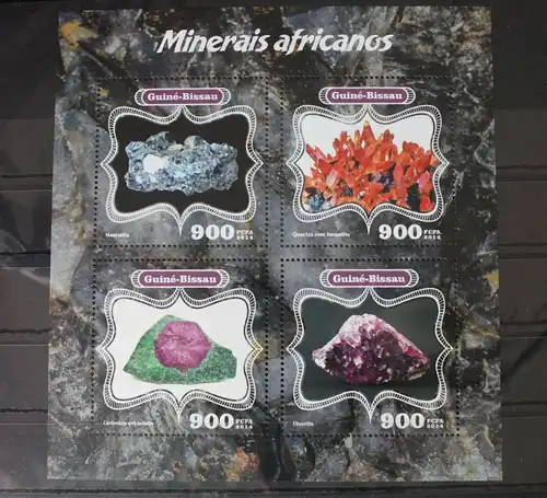 Guinea-Bissau 7271-7274 postfrisch als Kleinbogen #WD891
