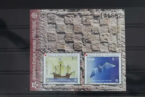 Kroatien Block 27 mit 734-735 postfrisch #WI211