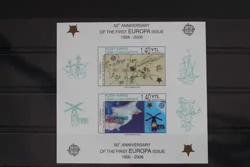 Türkisch-Zypern Block 24 B mit 630-631 postfrisch #WI206