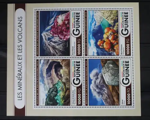 Guinea 11906-11909 postfrisch als Kleinbogen #WI735