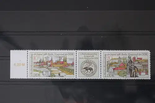 DDR 3030-3031 postfrisch Dreierstreifen #WF429